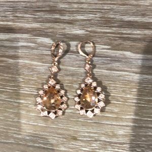 Givenchy rose gold earrings